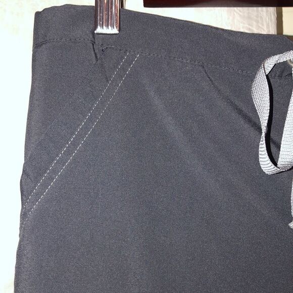 UP SP Charcoal Gray Drawstring Scrub Pants - Picture 5 of 14